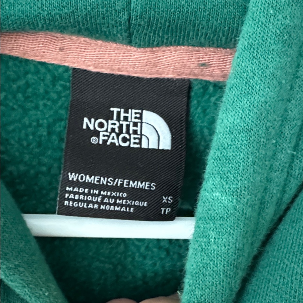 North face green sweatshirt xs - Picture 4 of 4